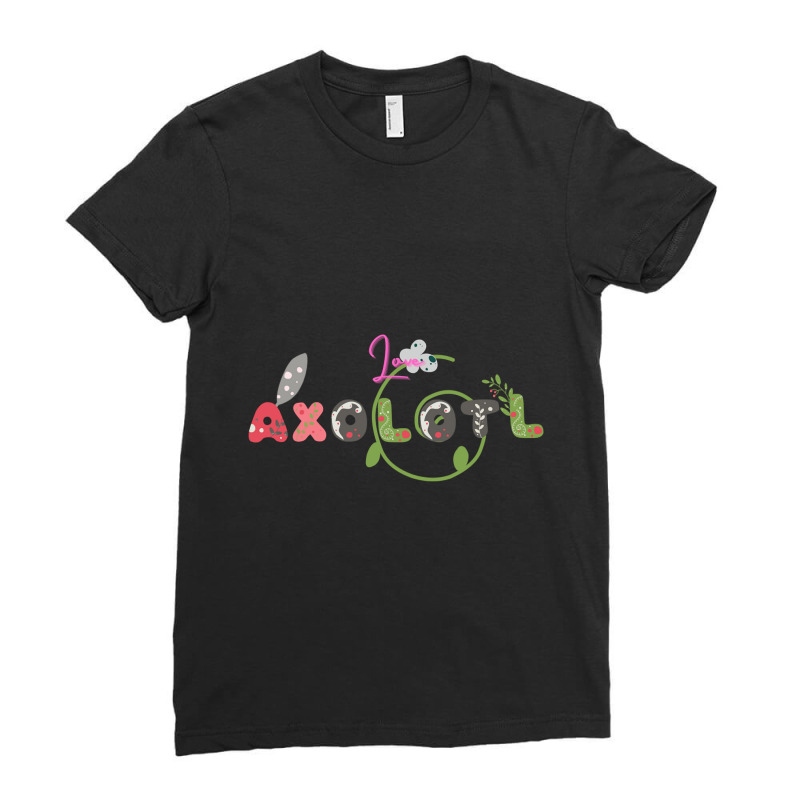 Love Axolotl Ladies Fitted T-Shirt by Min09 | Artistshot