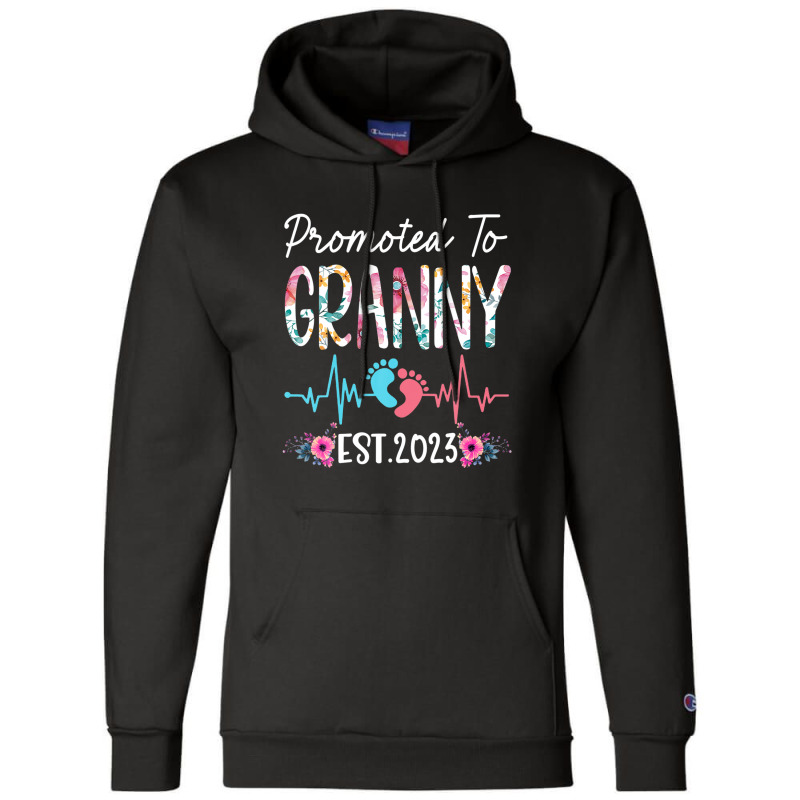 Promoted To Granny 2023 Mothers Day Christmas First Time Mom Champion Hoodie | Artistshot