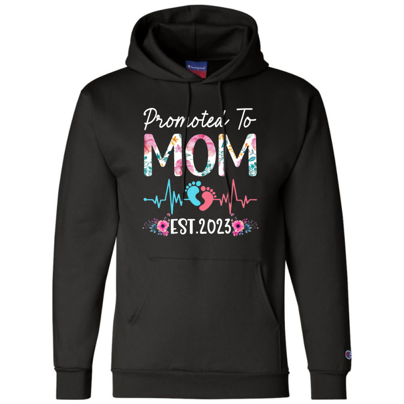 Promoted To Mom 2023 Mothers Day Christmas First Time Mom Champion Hoodie | Artistshot