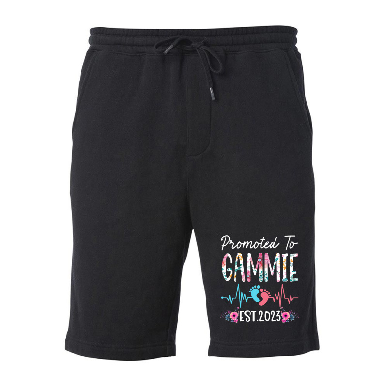 Promoted To Gammie 2023 Mothers Day Christmas First Time Mom Fleece Short | Artistshot