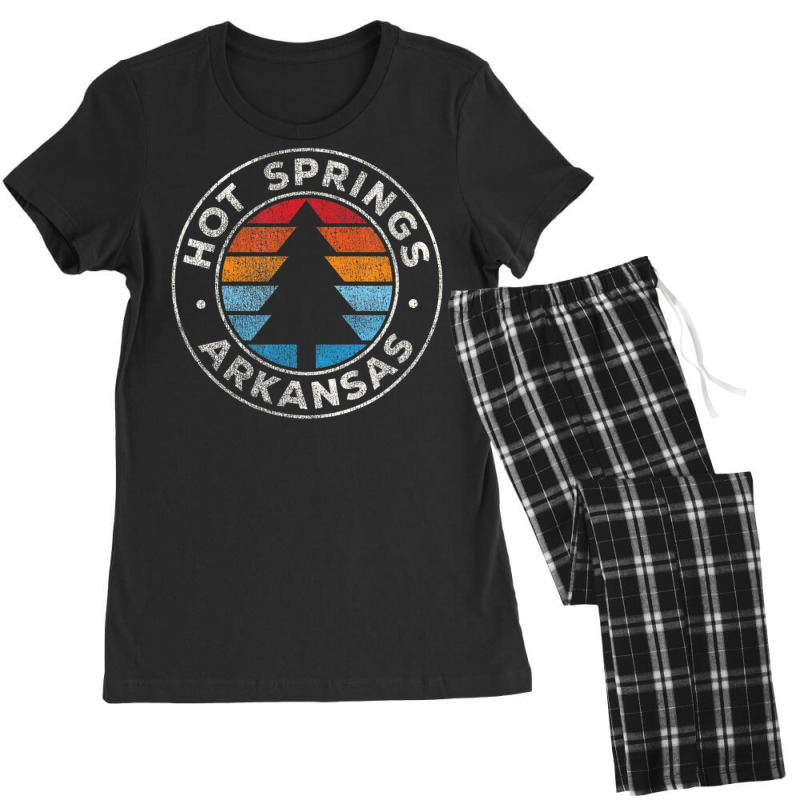 Hot Springs Arkansas Vintage Retro 70s Women's Pajamas Set by michaelyounger19 | Artistshot