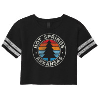 Hot Springs Arkansas Vintage Retro 70s Scorecard Crop Tee | Artistshot