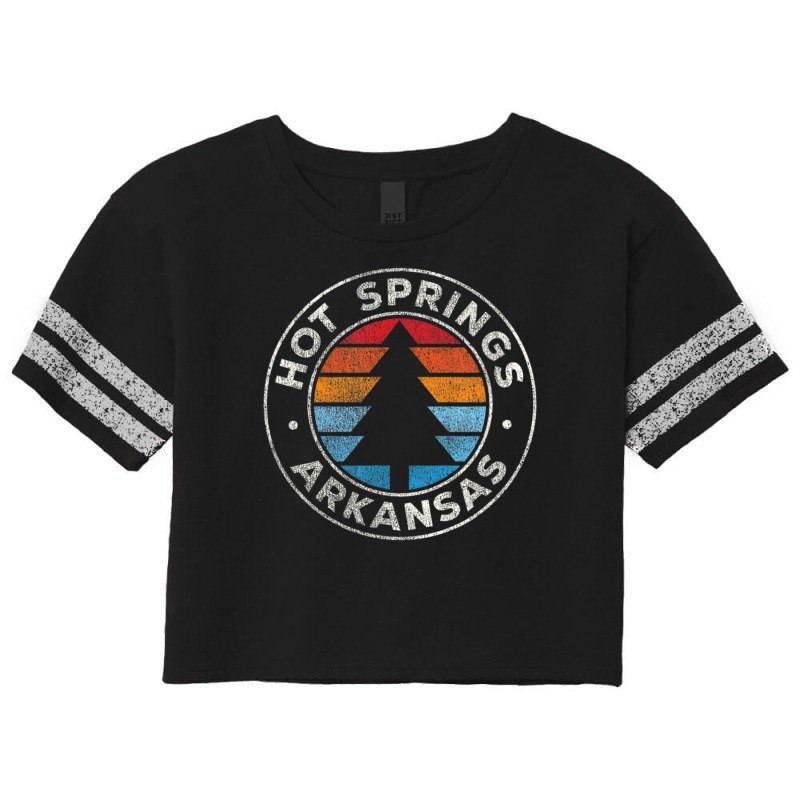 Hot Springs Arkansas Vintage Retro 70s Scorecard Crop Tee by michaelyounger19 | Artistshot