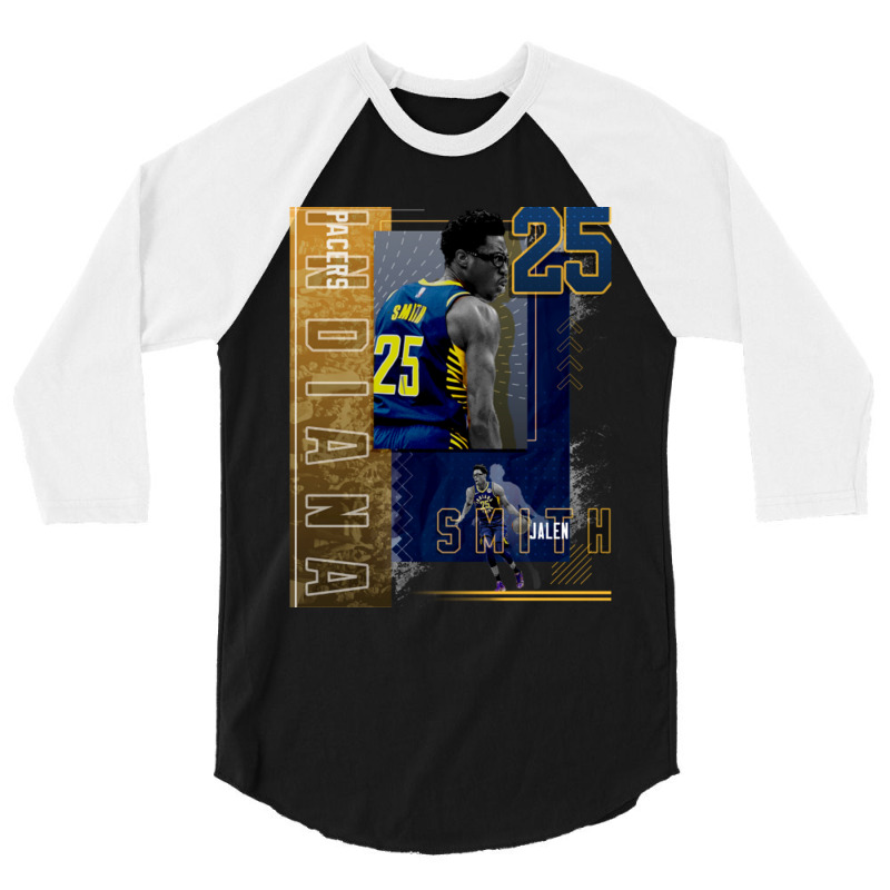 Jalen Smith Basketball Paper Poster Pacers 2 3/4 Sleeve Shirt | Artistshot