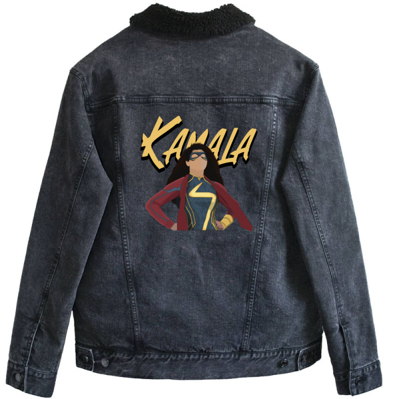 Kamala Unisex Sherpa-lined Denim Jacket | Artistshot