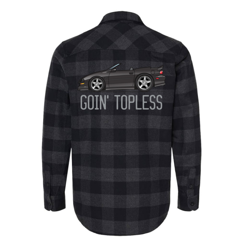 F1 Goin Topless Black Flannel Shirt | Artistshot