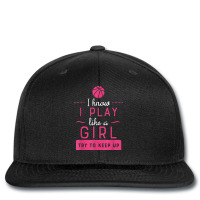 Basketball  Girls Basketball Gift Play Like A Girl Printed Hat | Artistshot