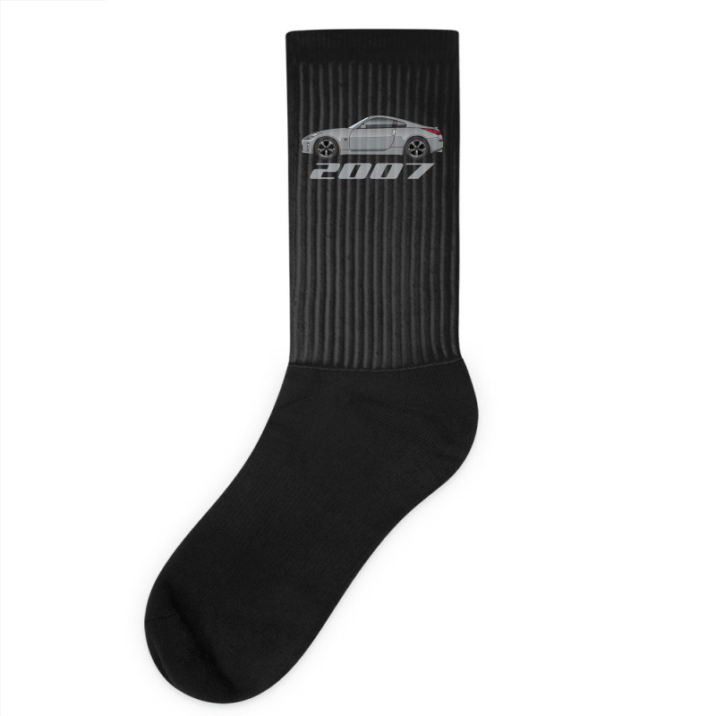 2007 Carbon Silver Socks | Artistshot