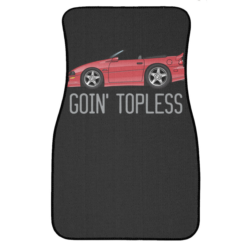 F1 Goin Topless Cayenne Red Front Car Mat | Artistshot