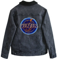 Bee Gees Beegees Unisex Sherpa-lined Denim Jacket | Artistshot