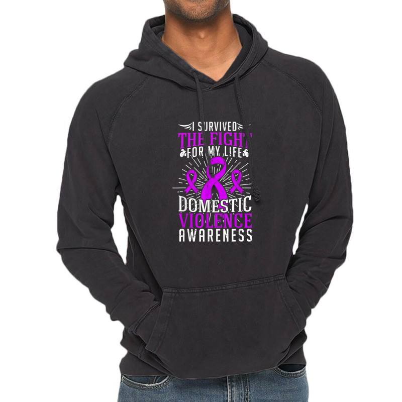 Domestic Violence Awareness Shirt Survivor Gift Design Vintage Hoodie | Artistshot