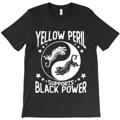 Yellow Peril Supports Black Power T-shirt Designed By Melissa B South