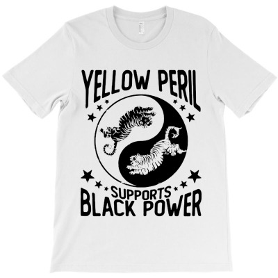 Yellow Peril Supports Black Power T-shirt Designed By Melissa B South