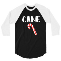 Matching Couples Christmas Candy Cane Funny Couple 3/4 Sleeve Shirt | Artistshot