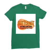 Butternut Streaming Service Home Of Tiny Secret Whispers Poster Ladies Fitted T-shirt | Artistshot