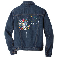 Funny Dandelion Books Gift For Reading Lover Women Girls T Shirt Men Denim Jacket | Artistshot