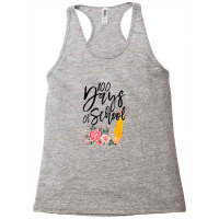 100 Days Of School For Light Racerback Tank | Artistshot