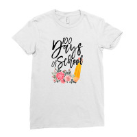 100 Days Of School For Light Ladies Fitted T-shirt | Artistshot