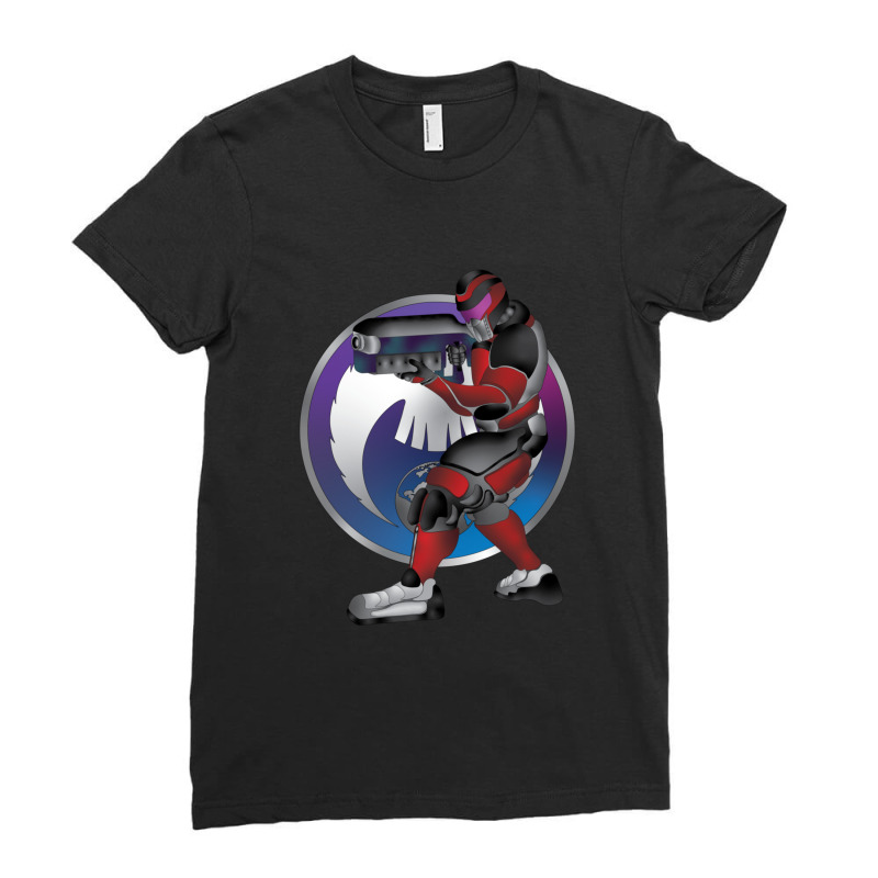 Futuristic Exosuit Super Soldier 4 Ladies Fitted T-Shirt by LindsayAnnSkog | Artistshot