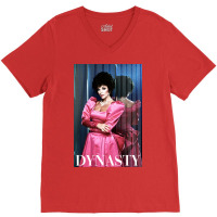 Dynasty Retro Poster V-neck Tee | Artistshot