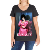 Dynasty Retro Poster Ladies Curvy T-shirt | Artistshot