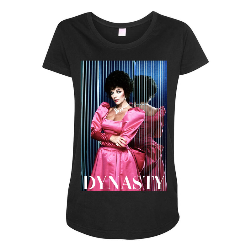 Dynasty Retro Poster Maternity Scoop Neck T-shirt by aoerremovex | Artistshot