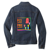 Pico Park Game Merch Boy Ladies Denim Jacket | Artistshot