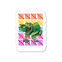 100 Days Of School T Rex For Dark Sticker | Artistshot