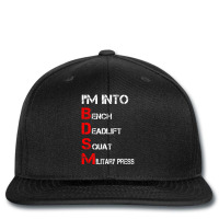 Trending I'm Into Bdsm Bench Squat Deadlift Military Press Printed Hat | Artistshot