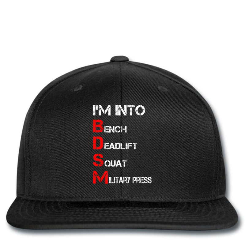 Trending I'm Into Bdsm Bench Squat Deadlift Military Press Printed hat by behindcedar22 | Artistshot