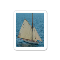 White Sailing Ship Sticker | Artistshot