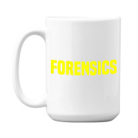 Trending Forensics Crime Investigator Detectives Policemen 15 Oz Coffee Mug | Artistshot