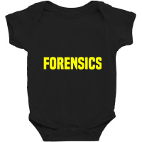 Trending Forensics Crime Investigator Detectives Policemen Baby Bodysuit | Artistshot