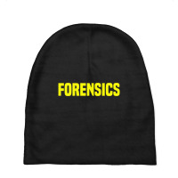 Trending Forensics Crime Investigator Detectives Policemen Baby Beanies | Artistshot