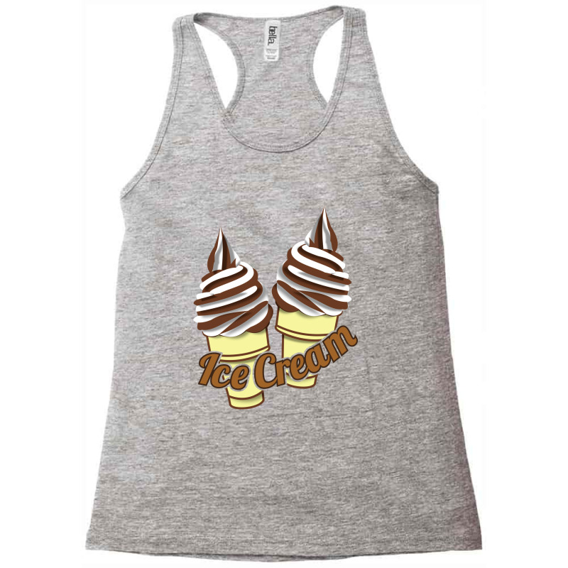 Ice Cream Chocolatte Cone Racerback Tank by ririnai | Artistshot