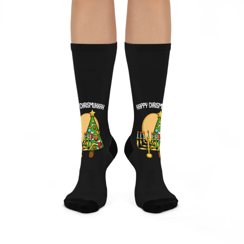 Happy Chrismukkah Christmas Hanukkah Channukah Crew Socks | Artistshot