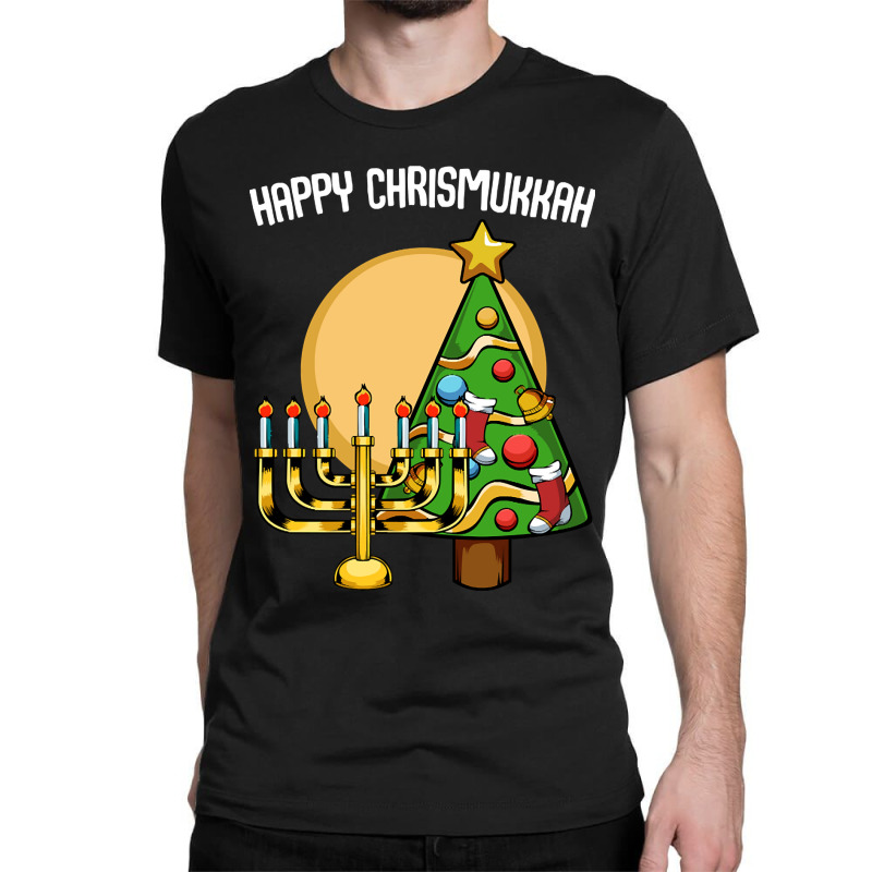 Happy Chrismukkah Christmas Hanukkah Channukah Classic T-shirt | Artistshot