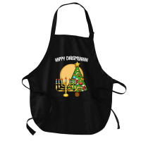 Happy Chrismukkah Christmas Hanukkah Channukah Medium-length Apron | Artistshot