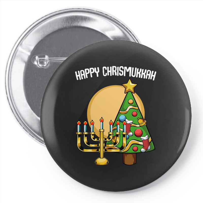 Happy Chrismukkah Christmas Hanukkah Channukah Pin-back Button | Artistshot