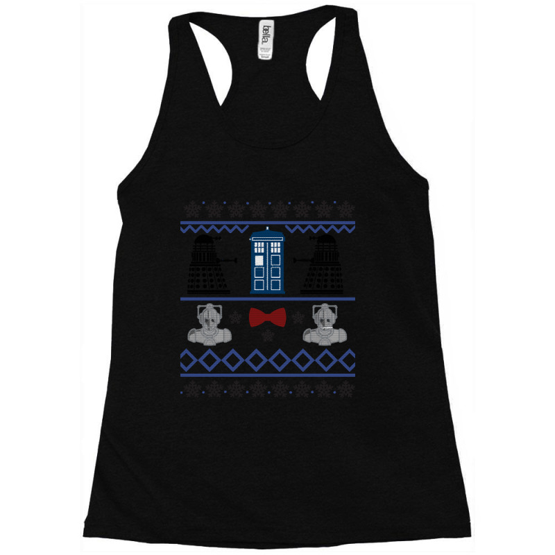 Doctor Who Ugly Sweater Season Racerback Tank by Rios Arevalo | Artistshot