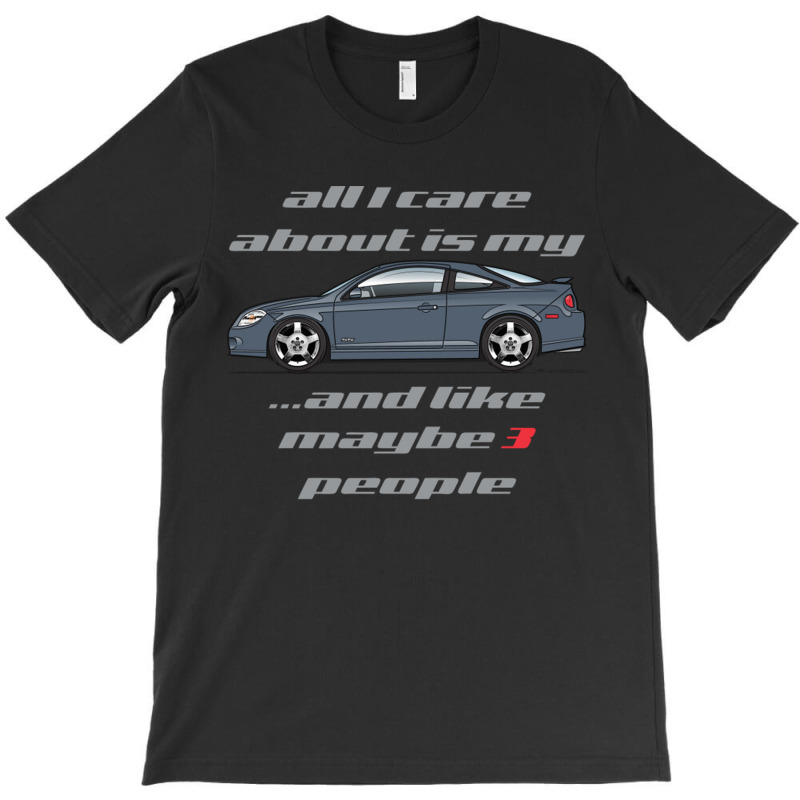 All I Care Blue Granite T-shirt | Artistshot