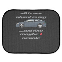 All I Care Blue Granite Rear Car Mat | Artistshot