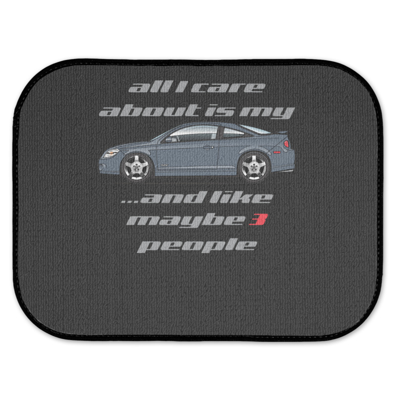 All I Care Blue Granite Rear Car Mat | Artistshot