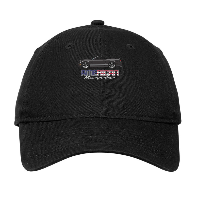 American Muscle Black With Silver Stripes Five Adjustable Cap by StefanyIveson | Artistshot