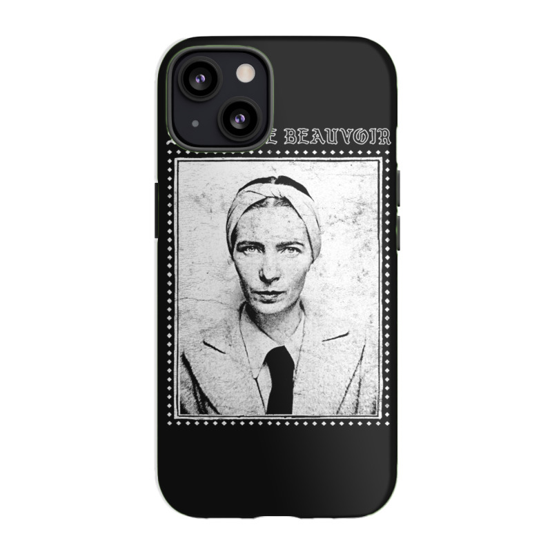 Simone De Beauvoir Faded Style Vintage Look Design Iphone 13 Case | Artistshot