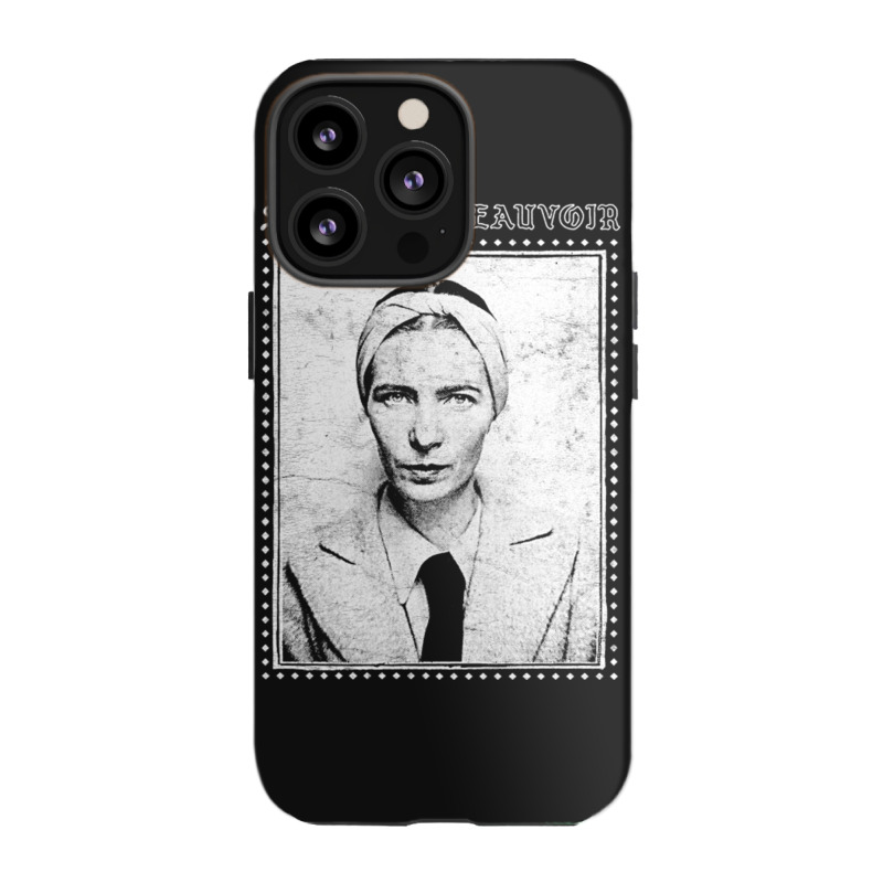 Simone De Beauvoir Faded Style Vintage Look Design Iphone 13 Pro Case | Artistshot