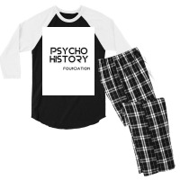 Foundation Apple Tv Science Fiction Psychohistory Poster Music Men's 3/4 Sleeve Pajama Set | Artistshot