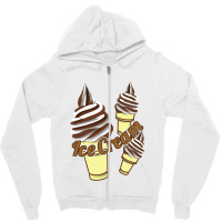 Ice Cream Cone Zipper Hoodie | Artistshot