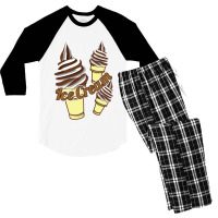 Ice Cream Cone Men's 3/4 Sleeve Pajama Set | Artistshot