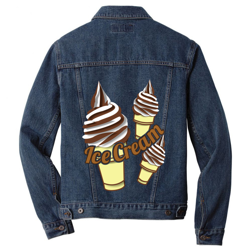 Ice Cream Cone Men Denim Jacket by ririnai | Artistshot